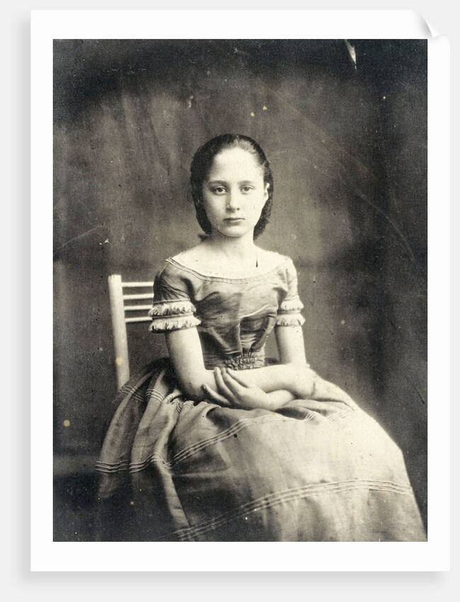 Portrait of a girl by Eduard Isaac Asser