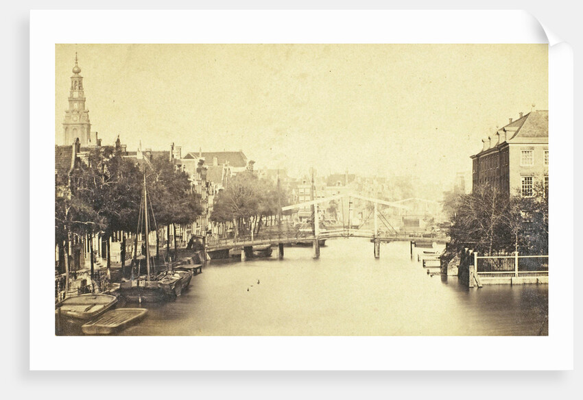 View Zwanenburgwal in Amsterdam by Eduard Isaac Asser