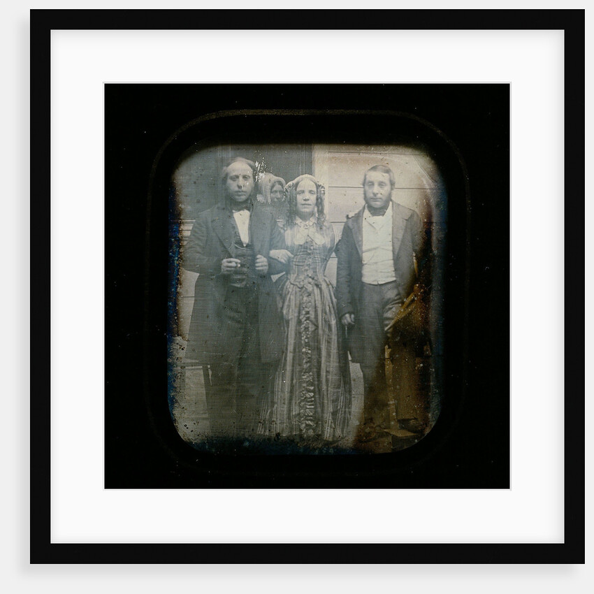 Portrait of Euphrosine Asser Oppenheim and two of her brothers by Eduard Isaac Asser