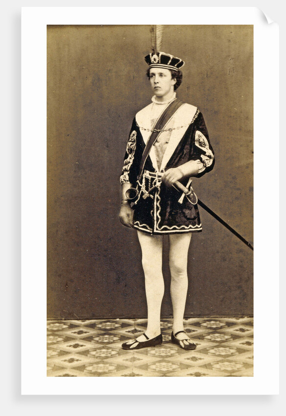 Portrait of the (presumably) Delft student WH Havelaar short coat and hat by Emma Kirchner