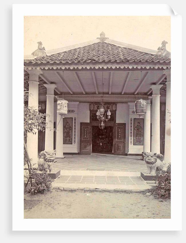 Portal of a Chinese temple in Ambon, Indonesia by Anonymous
