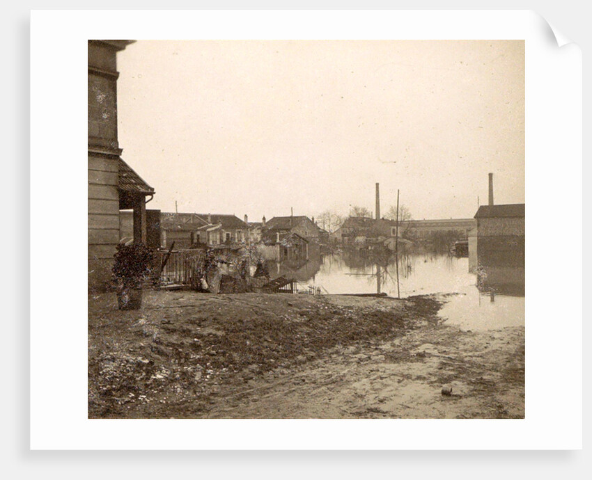 Flooded premises during the flooding of Paris, France by Anonymous
