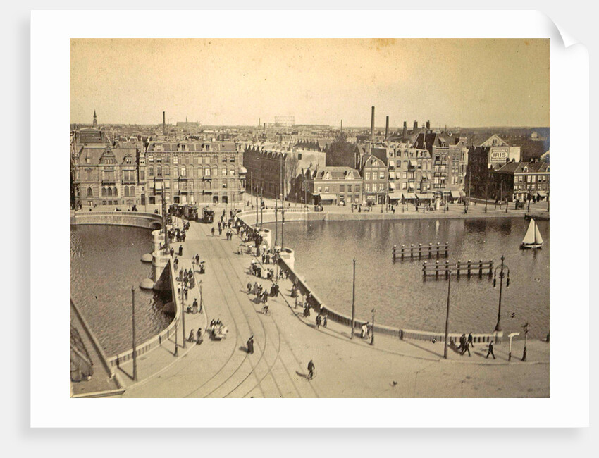 View of the New Amstel Bridge towards East Amsterdam by Anonymous