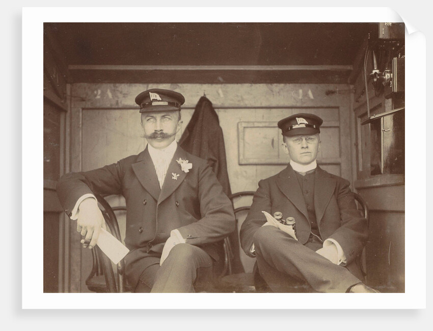 Two captains on board a ship by Anonymous