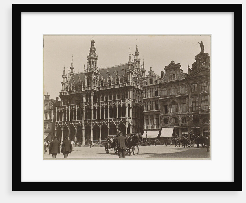 Bread House, Brood huis, with adjacent buildings on the Grand Place in Brussels by Anonymous
