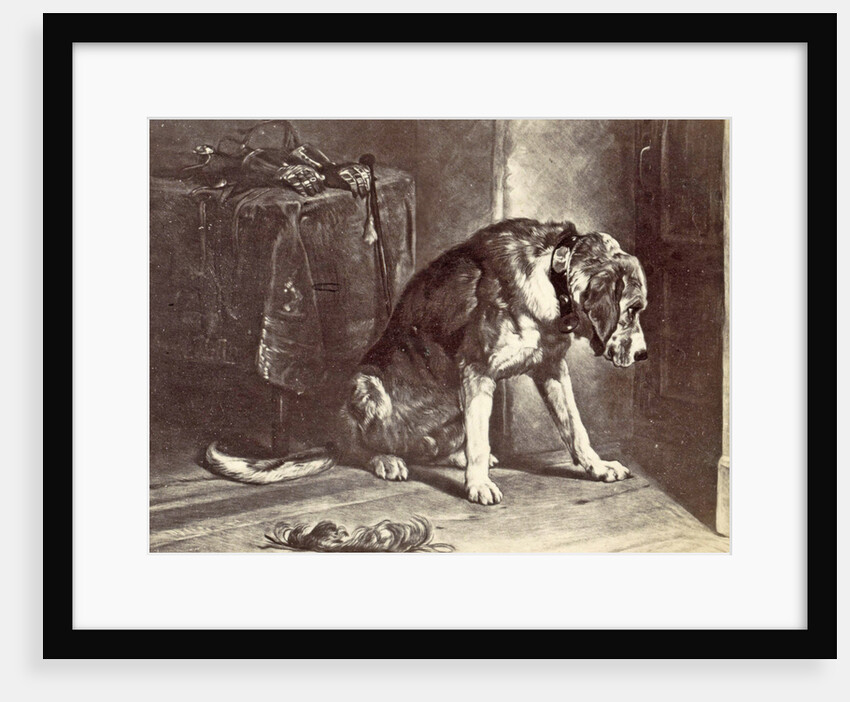 print of a painting by Edwin Henry Landseer by Anonymous