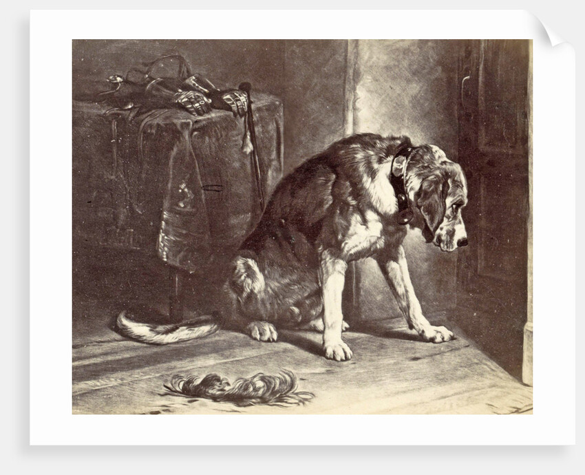 print of a painting by Edwin Henry Landseer by Anonymous