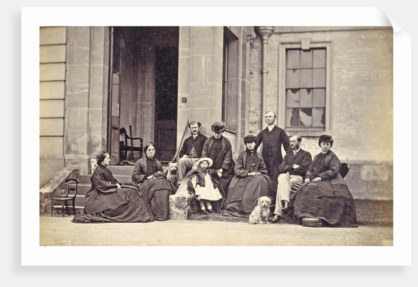 Portrait of the Peel family for a country house in Newbury by Anonymous