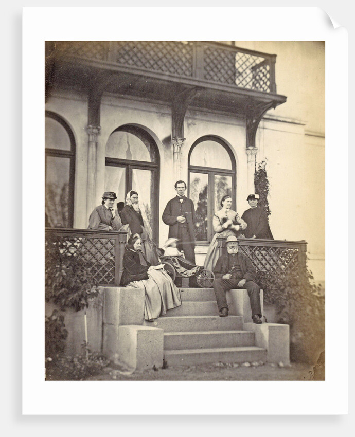 Portrait of the family Yates for a country house in Christiania by Anonymous