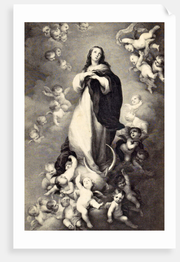 Pprint of a painting by Bartolomé Esteban Murillo by Anonymous