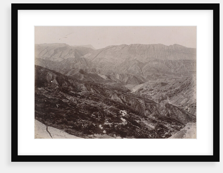 Mountain landscape in Persia by Antoine Sevruguin