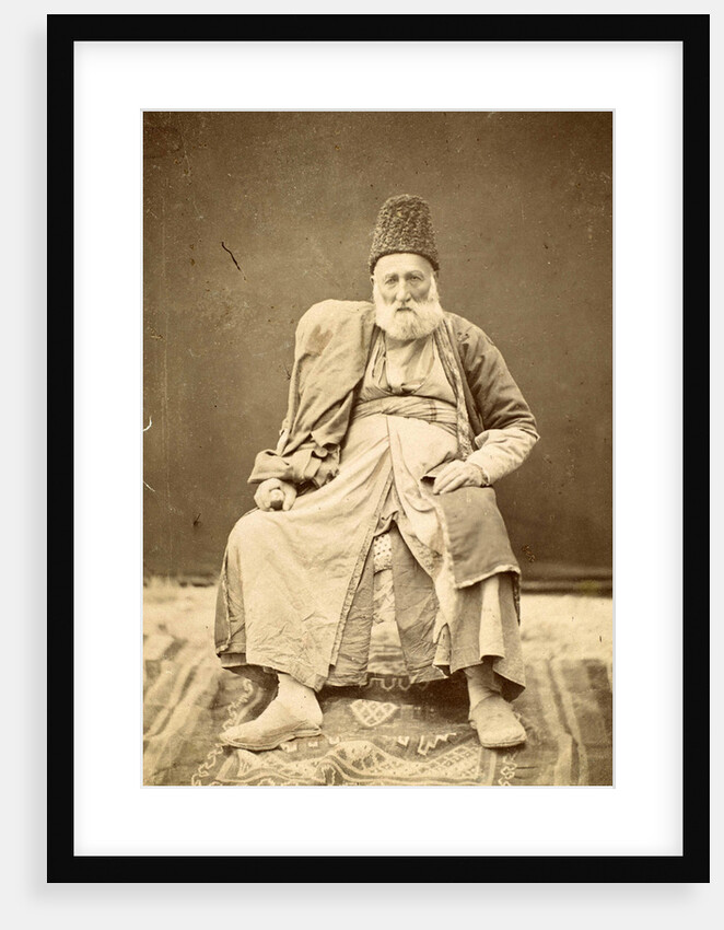 Portrait of an old man, a follower of Zoroastrianism by Antoine Sevruguin