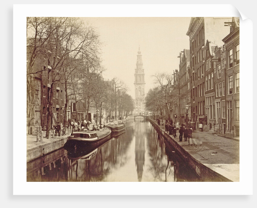 Amsterdam, Groenburgwal Canal by Anonymous