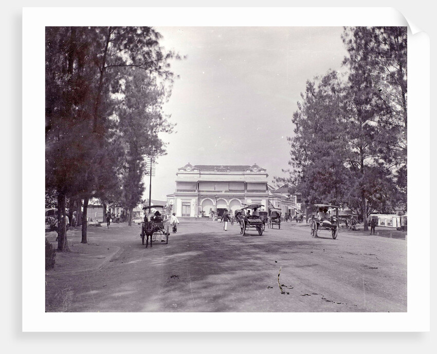 View of the property from the company Grimm (Cake Palace) at the Pasar Besar in Surabaya, Indonesia by Anonymous