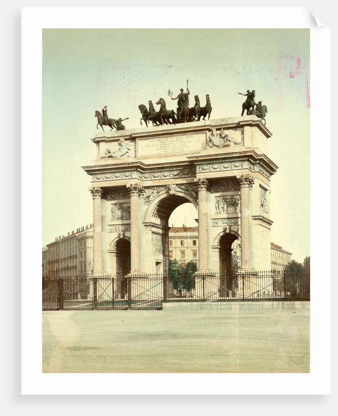 Arco della Pace in Milan Italy by Anonymous