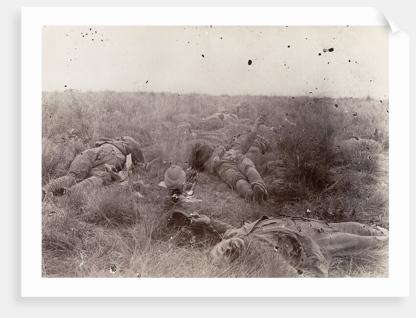 Englishmen slain at Spioencup,the battle of Spion Kop, Second Boer War by Anonymous