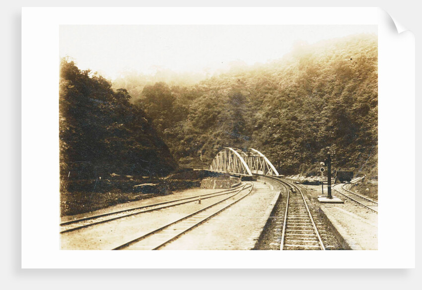 Sumatra indonesia, Anai Gorge with railway bridge by Anonymous
