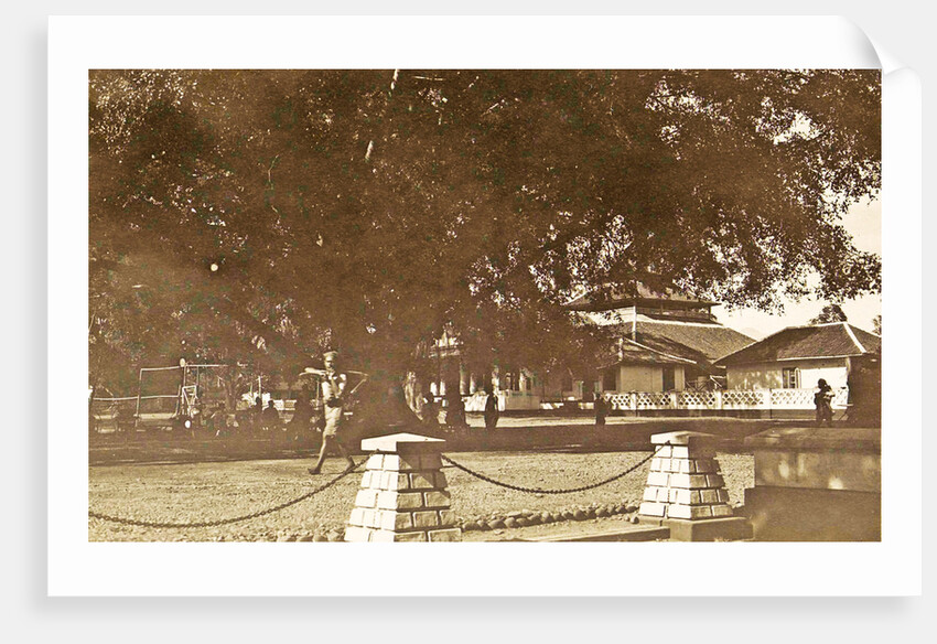 Java, Indonesia, Garut with aloon-aloon and prison by Anonymous