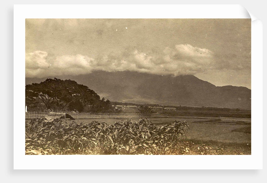 Java, Indonesia mountain in clouds by Anonymous