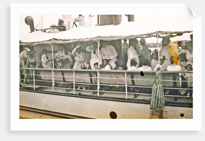 Java, Indonesia, ship departure from Belawan by Anonymous