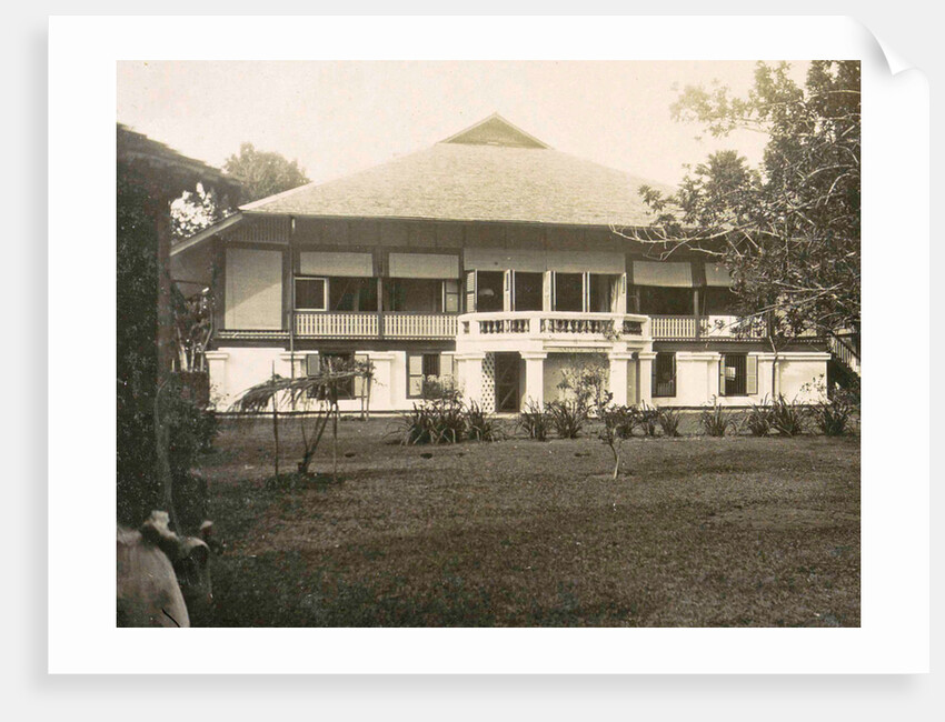 Medan, home of Mr. Heinecken with garden, Indonesia by Anonymous