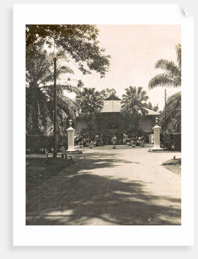 Medan, home of Mr. Heinecken with garden, Indonesia by Anonymous