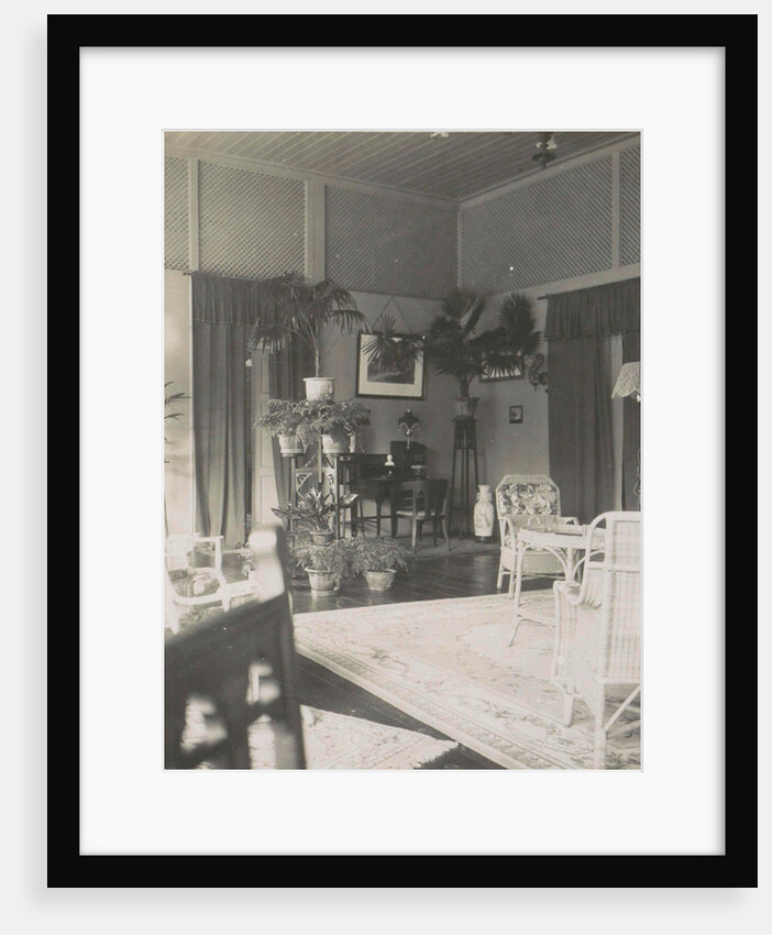Medan, interior house of Mr. Heinecken, Indonesia by Anonymous