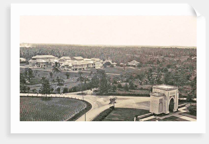 Medan view on the woman home of the Sultan of Deli, Indonesia by Anonymous