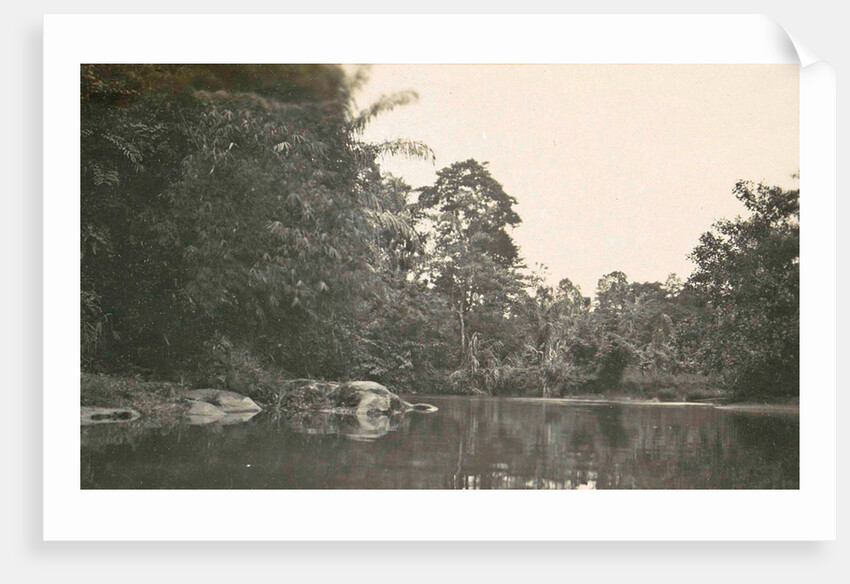 Dutch East Indies, indonesia, River Deli Toewa by Anonymous