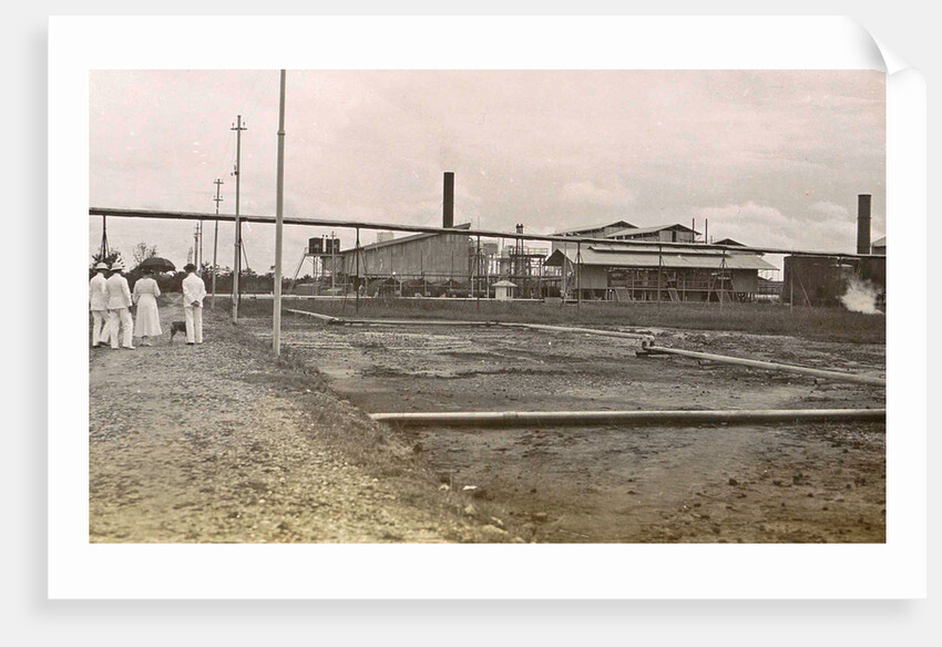 Sumatra indonesia Pangkalang-Brandan with group for factory complex by Anonymous