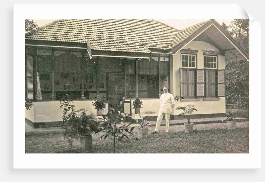 Sumatra indonesia, home Toentoengan (Deli Mij) With C. Kroese yard by Anonymous