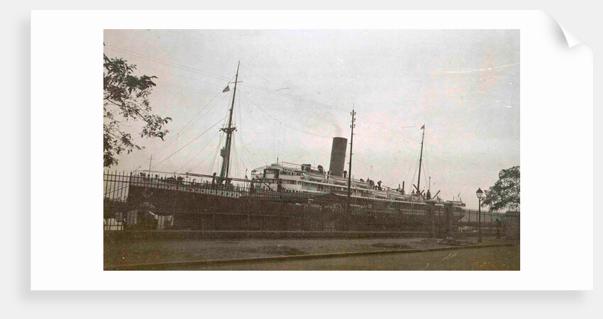 Port Said, Suez Canal pier with the Prince of the Netherlands by Anonymous