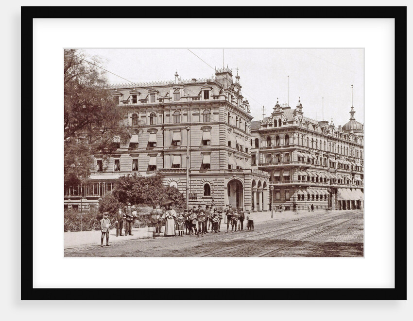 Bremen, Hillmann's Hotel and Europaischer Hof, Zedler und Vogel by Anonymous