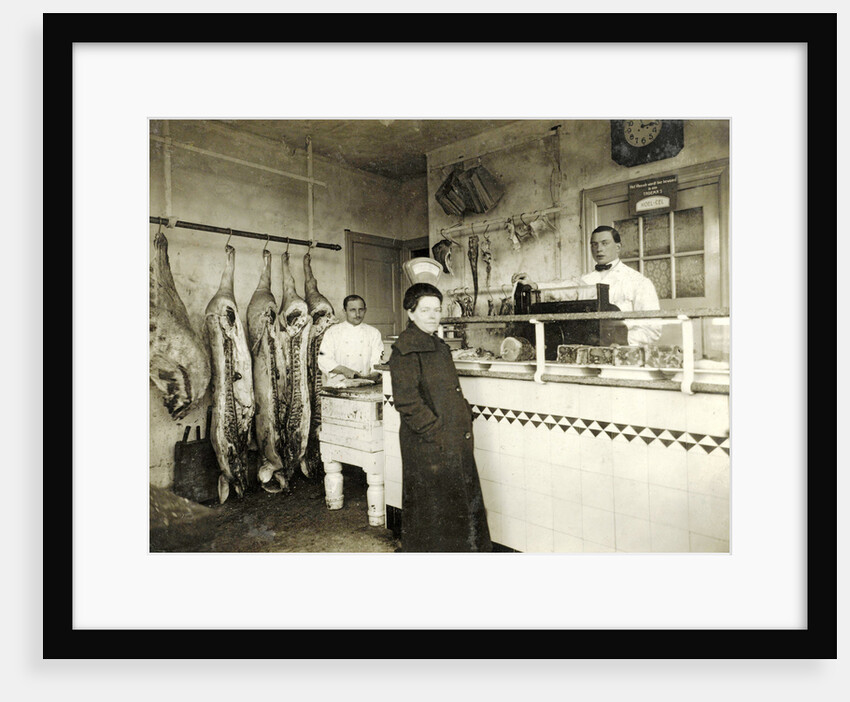Interior of the butchery of A. Velzeboer, Meeuwenlaan 185, Amsterdam by Anonymous