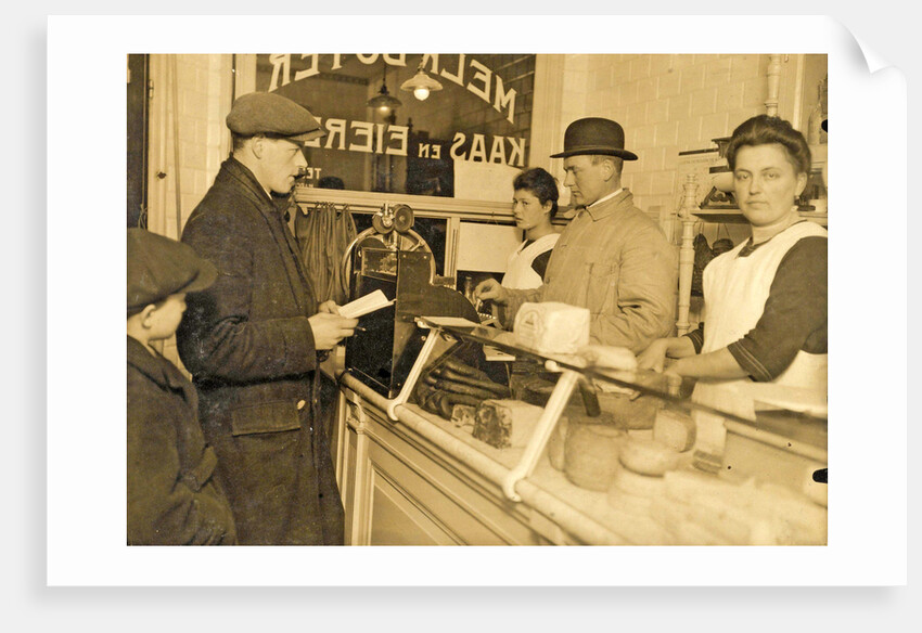 Interior of the dairy J.A. v.d Zalm, Copernicuslaan, The Hague, Netherlands by Anonymous