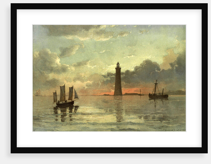 Painting Sunrise C. Frederick Sorensen by Anonymous