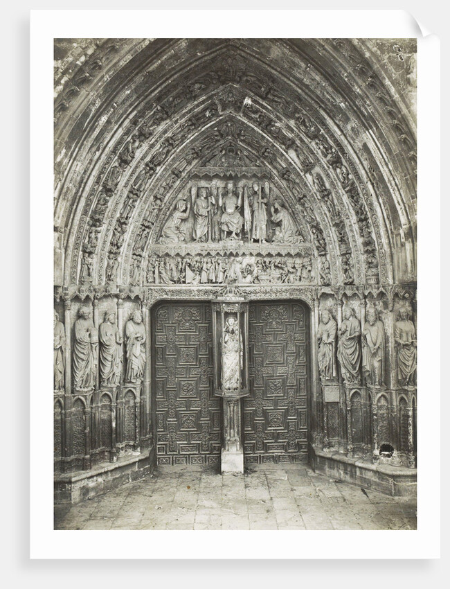 Church Portal with sculptures by Anonymous