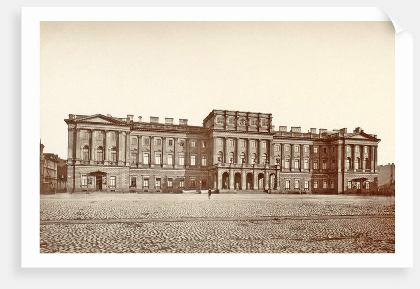 Mariinsky Palace in St. Petersburg, front view, Russia by Anonymous