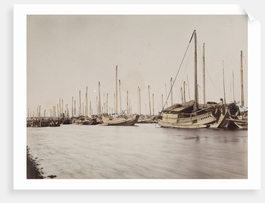 Vessels at Tsukiji in Tokyo by Anonymous