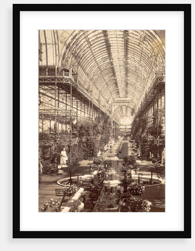 Interior Crystal Palace in London UK by Anonymous