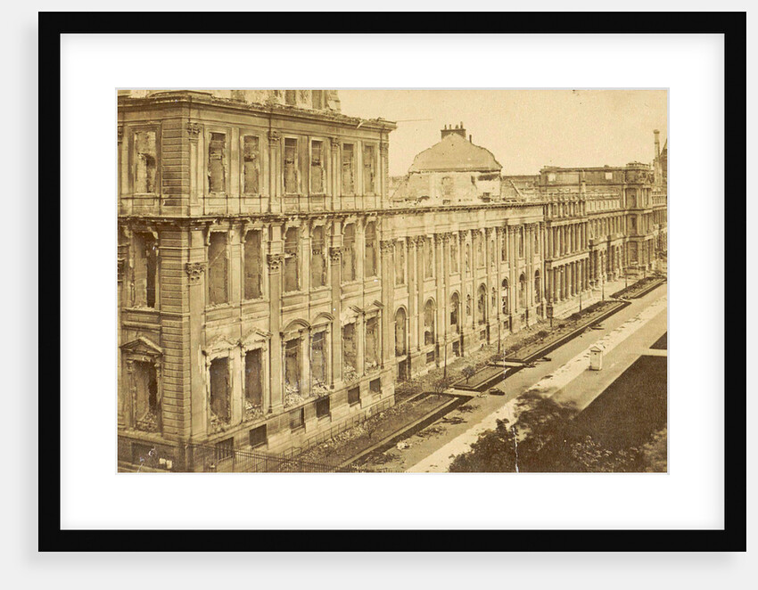 buildings with gardens in Paris, France by Anonymous