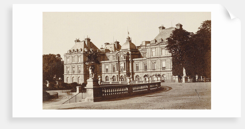 Exterior of the Palais du Luxembourg in Paris, France by Anonymous