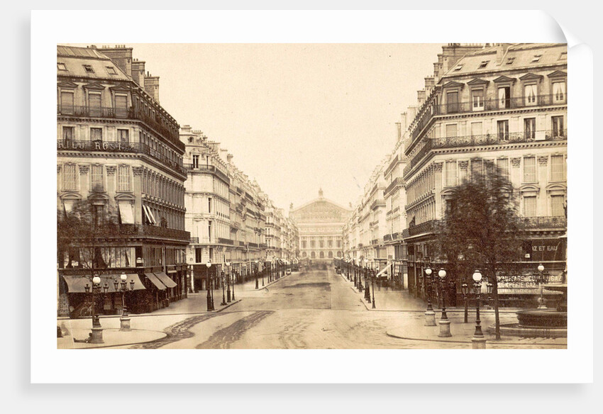 Avenue de l'Opera, seen in the direction of the Opera by Anonymous