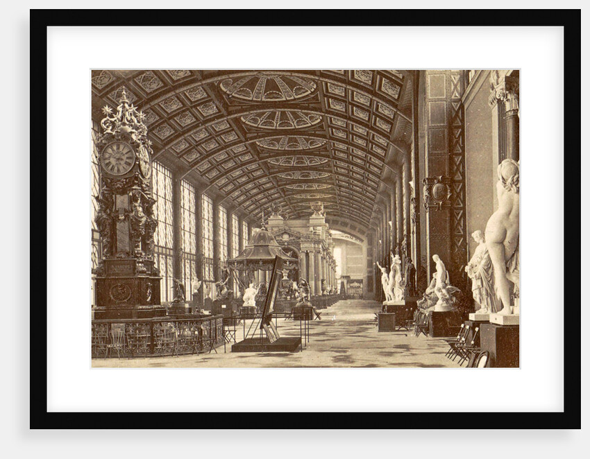 Sculpture Gallery at the World Exhibition in Paris, France in 1889 by Anonymous