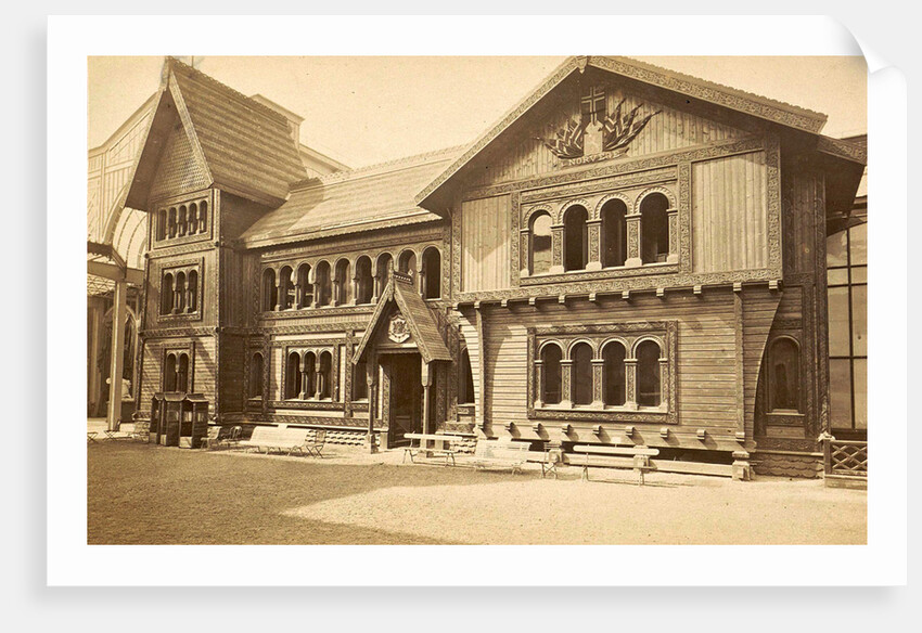 Swedish pavilion at the World Exhibition in Paris, France in 1889 by Anonymous