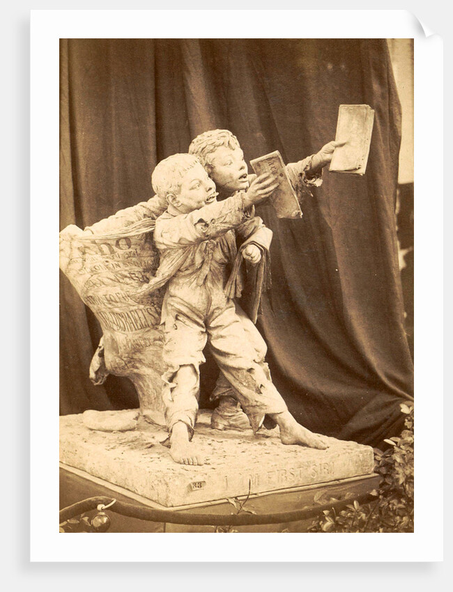 Image 'I'm first sir!' Giovanni Focardi, possibly exhibited at the Paris, France World Exhibition in 1889 by Anonymous