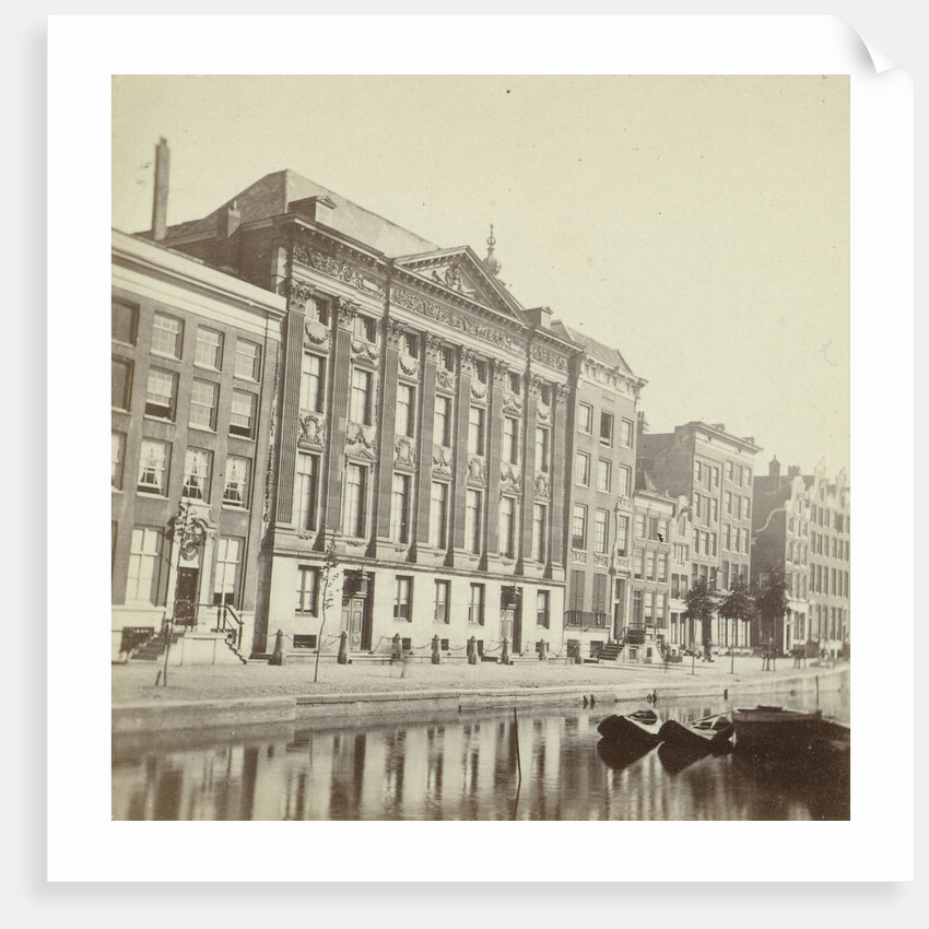 Het Rijksmuseum aan de Kloveniersburgwal in Amsterdam by Andries Jager