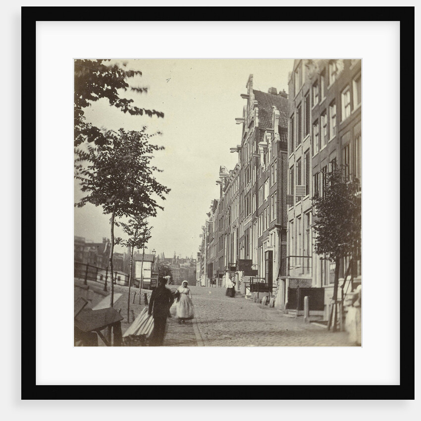 Singel over the Warmoesgracht, nowadays the Raadhuisstraat in Amsterdam by Anonymous
