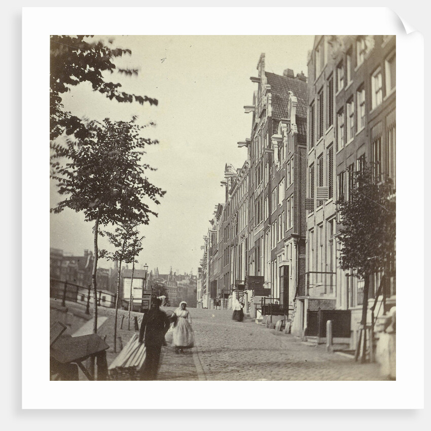 Singel over the Warmoesgracht, nowadays the Raadhuisstraat in Amsterdam by Anonymous