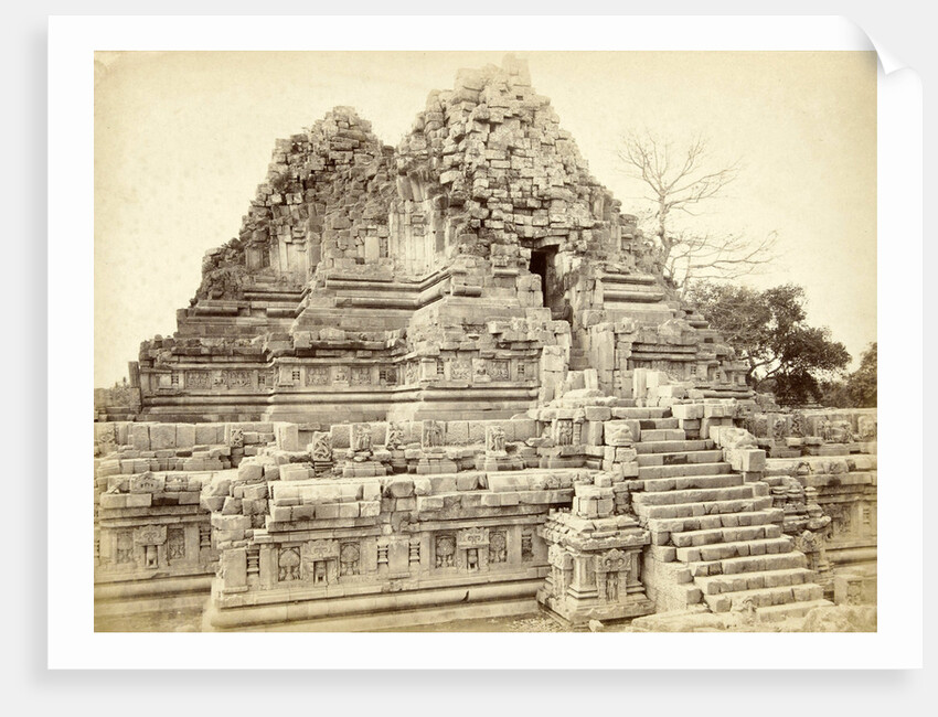 One of the temples of Prambanan Hindu temple complex, Indonesia by Anonymous